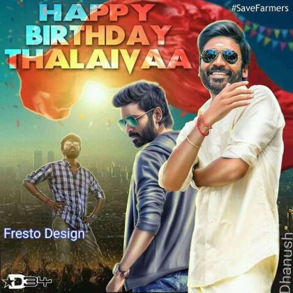 2017 Dhanush 34th Birthday Special Fan Made Posters - Gethu Cinema