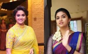Actress Keerthy Suresh Saree HD Photos Collection