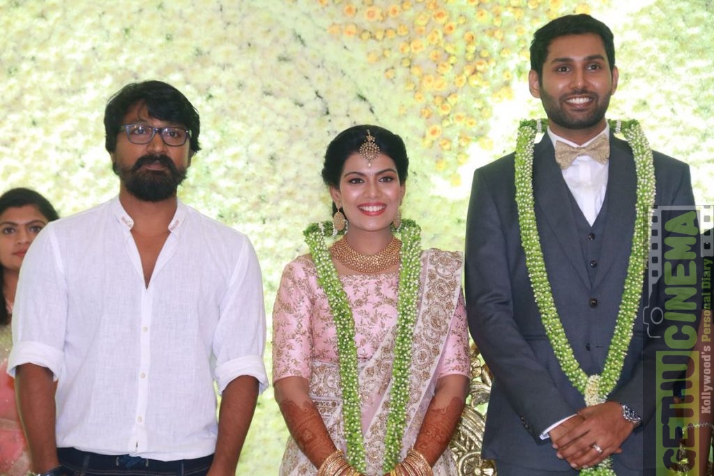 Aadhav Kannadhasan & Vinodhnie Reception Photos - Gethu Cinema