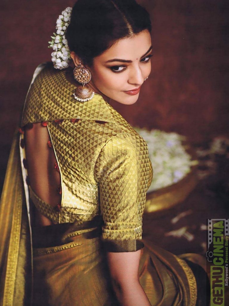 Kajal Aggarwal Traditional Photoshoot Gallery | Gethu Cinema