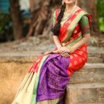 Vani Bhojan, saree, full size, vijay tv