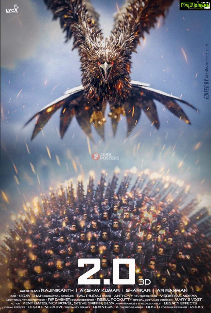 2.0 aka Enthiran 2 Tamil Movie Official & Fan Made HD Posters - Gethu ...