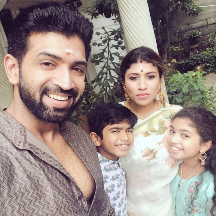 Actor Arun Vijay 2018 Family Picture Collections - Gethu Cinema