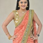 Akshitha, Prementha Panichese Narayana Actress, orange saree, Good