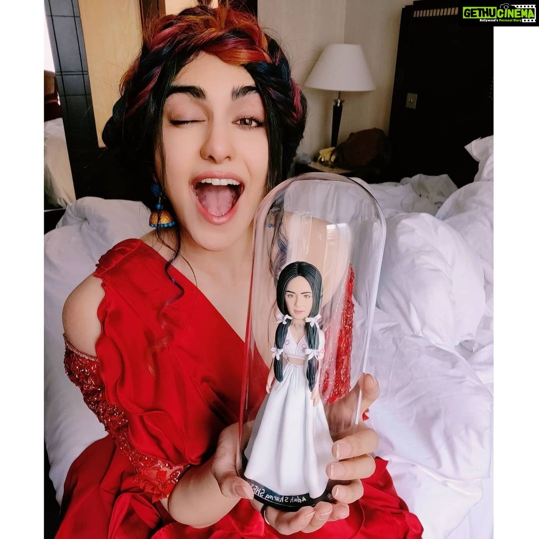 Adah Sharma Instagram - Poll : Giant Adah Or Mini Adah Red or White