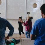 Adah Sharma Instagram - Tag someone who needs some #mondaymotivation 😁 or someone who needs to get beaten up 😬 . Disclaimer : Virtual beating only haan. Violence is only for the movies not for real life . . . #behindthescenes #badassbhavanareddy #dontmissthebrokendandaintheend #100yearsofAdahSharma
