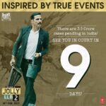 Akshay Kumar Instagram – Get ready to witness the biggest courtroom drama on February 10! #9DaysToJollyLLB2