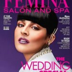 Angira Dhar Instagram - Here’s to the wedding season 💋@feminaindia #coverpage #purple
