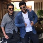 Anil Kapoor Instagram - We've got our Goggle game on for the #GoggleSong and the #Mubarakan radio trail... @arjunkapoor