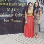 Dhanya Balakrishna Instagram - What an ammmazing welcome MOP Vaishnav ! Thank u for ur love ❤️And special thanks to @studio149 @swathi_purushothaman for @sanchana.natarajan and my pretty crop top n skirt. Sweetest n most talented designer ❤️she designed all our clothes for the series as well! Take a bow darling ! We love u with all our hearts..