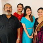 Divyanka Tripathi Instagram - त्वमेव माता च पिता त्वमेव । त्वमेव बन्धुश्च सखा त्वमेव । त्वमेव विद्या द्रविणम् त्वमेव । त्वमेव सर्वम् मम देव देव ॥ You are the ones who have taught me the most important lessons of my life @narendranathtripathi30 @neelam.tripathi121 @priyanka_sameer_tiwari 😍🙏 Missing @aishwaryatripathi380 in the pics....but well you came the last...so better wish four of us on this day! 😜 #HappyTeachersDay #5thSeptember
