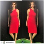Hansika Motwani Instagram - #Repost @eshaamiin1 with @get_repost ・・・ #aboutoday #redalert 🔥 @ihansika in @karen_millen & @azotiique