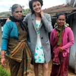 Kajal Aggarwal Instagram – The best moments always happen unexpectedly, Happiness is doing something for someone who doesn’t expect it at all. Thrilled to meet Sumitra (to my left) over a cup of tea in her house in kollimalai village. Floored by her simple and heart warming hospitality. #lifelessons #nilgiris #kavalaivendam @item_bomb @prachitiparakh Ketti, India