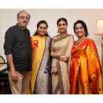 Keerthy Suresh Instagram - If there is anything that can make me happier than achieving a National Award, that would be seeing them this proud ❤️ @revathykalaamandhir @revathysureshofficial @menaka.suresh