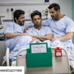 Kriti Kharbanda Instagram - #Repost @aneesbazmee with @get_repost ・・・ Don’t look so down … We have something special coming your way. #PagalpantiContinues @arshad_warsi @pulkitsamrat @thejohnabraham