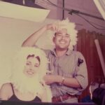 Lisa Ray Instagram - Mourning @subbu28 by sharing a moment of lightness during a #LakmeShoot with @farrokhchothia sometime in the late 90s. I worked with this incredibly talented makeup artist right at the beginning of his career, and as a natural introvert myself I was drawn to his gentle nature. In an industry of loud personalities and hyperbole, he was always the quiet, composed presence on set - yet poised for sudden spurts of hilarity. Enough cannot be written about his eye-kissing light touch with makeup, his pioneering professional attitude and his sweetness of being. I saw him at Mehboob studio a few weeks ago and we shared the warmest hug, for which I’m grateful. I cannot fathom this as a lost battle: Subbu touched so many of our lives and now he’s butterflying his way onwards. Love you, sweet friend. #butFuckCancer