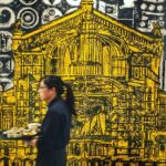 Lisa Ray Instagram - Revelling in the art @ubs exclusive art #brunchwithFT for @artbasel #HongKong2017 #MattMullican #ParisOpera Hong Kong Convention and Exhibition Centre