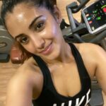 Malvika Sharma Instagram - Post workout selfie 😓 I don’t sweat, I sparkle! 😋