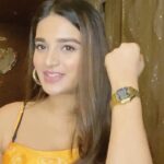 Nidhhi Agerwal Instagram – I love the 80’s culture and I’ve gone back to my childhood days with the all new T-80 x Pac-Man TM 

This masterpiece, launched by timex to celebrate Pac-Mans 40th anniversary! 

With all the features you would expect from a T-80 and the best one being, the pac man melody in the watch! 

I’m so excited! 

Get yourself this timepiece in either silver, gold or black! 
Just log on to shop.timexindia.com today

#TimexIndia #Timex #PacMan #PacMan40th #DigitalWatch #80s #specialedition