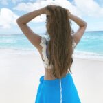 Nidhhi Agerwal Instagram - Spot the 💙 #maldives #ismartshankar #bts Maldives