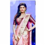Pranitha Subhash Instagram – Few more from the #LakmeFashionWeek2019 .. couldn’t find the unedited version of the first pic tho 🙈