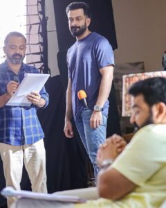 Prithviraj Sukumaran Instagram - Done! #2ndDirectorial! It’s been such a joy to watch him have so much fun in front of the camera! ❤️ Thank you cheta @mohanlal, #AnthonyPerumbavoor for having so much faith and conviction in me, thanks to a fantastic cast, and a superb crew! 😊🙏❤️ #BroDaddy