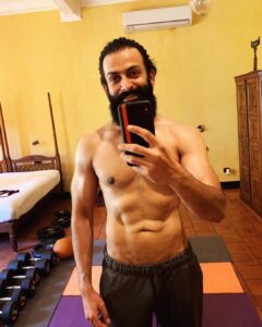 Prithviraj Sukumaran Instagram - One month since we finished the last of the bare body scenes for #Aadujeevitham. On the last day, I had dangerously low fat percentage and visceral fat levels. Post that..one month of fuelling, resting and training my body has got me here. I guess my crew who’ve seen me a month ago when I was at my weakest, and way way below my ideal weight will be the ones truly surprised. Thanks to @ajithbabu7 my trainer/nutritionist and Blessy chetan and team for understanding that post “THAT” day, shoot will have to be planned with enough time allocated for my recuperation. Remember..the human body has it’s limits..the human mind doesn’t! @dqsalmaan #TrainingDone 😎