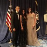 Priyanka Chopra Instagram – Lovely to meet the very funny and charming @barackobama and the beautiful @michelleobama . Thank you for a lovely evening. Cannot wait to start working on your girls education program #whitehousecorrespondentdinner