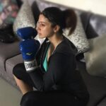 Raai Laxmi Instagram – Lost is thoughts 🙄😨🙇 #sweatitout #fatburnworkout #kickboxing 👊😨