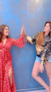 Rubina Dilaik Instagram - Queens❤️❤️ #marjaneya .
.
.
.
@nehakakkar