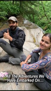 Rubina Dilaik Instagram - Your love is keeping these two going! Thank you for all the support you have showered on Rubinav and made them your favourite Jodi. Here are some unseen pictures of the two from their journey of love! #Rubinav 
.
.
.
#biggboss #reelitfeelit #reelkarofeelkaro #romanticreel #rubina #abhinav