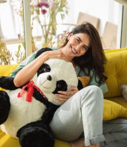 Saba Qamar Zaman Instagram - Life is better with a Panda. 🐼❤️