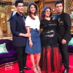 Shilpa Shetty Instagram – Love u both @karanjohar  @manishmalhotra05  for just being you😘you both killed it on #auntybolilagaoboli on @colorstv 😅😂👌#friendswithoutbenefits #friendsforlife #fun #liveshow #laughriot