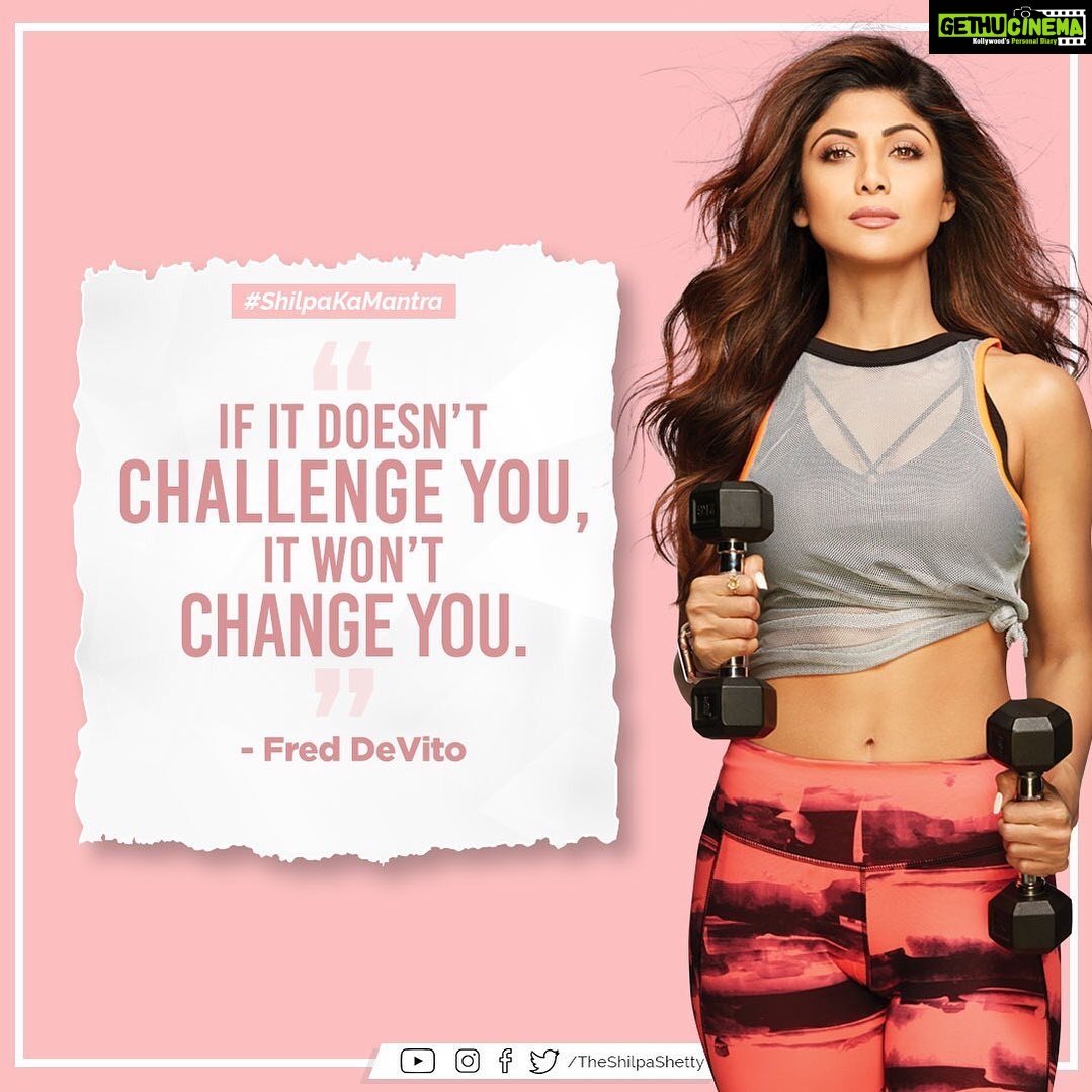 Shilpa Shetty Instagram When We Start Learning Something New We Face Many Challenges Like 