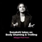 Sonakshi Sinha Instagram - For years I’ve been trolled because of my weight. I’ve never felt the need to react because I always believed i was #BiggerThanThem... pun intended. But on the next episode of @myntrafashionsuperstar I asked the contestants to take to social media to talk about something close to their heart, and I want to lead by example. Is there something you’ve held back for far too long? Share your #BiggerThanThem story with me and start the conversation! You will not be pushed around because you too are #BiggerThanThem! #MyntraFashionSuperstar #SelfLove #BodyPositive #SayNoToBodyShaming