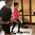 Sunny Leone Instagram - @richardkrocil is kicking my butt!!