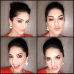 Sunny Leone Instagram – Talented @tomasmoucka make up and hair!! Love you!