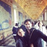Sunny Leone Instagram – The Vatican museum! Amazing every time I come!! With @dirrty99