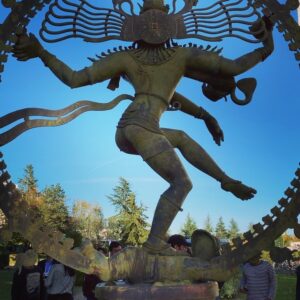 Sushant Singh Rajput Instagram - Parallels between eastern religion and western science. 
The same idea about matter is conveyed by the cosmic dance of the God Shiva as by certain aspects of quantum field theory. 
#intuitions #interpretations #Reality
#waysofseeing
#cern #shiva 
#geneva
