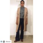 Swara Bhaskar Instagram - In @veromodaindia @zara and @clarksshoes for #neerja screening.. Styled by the uber cool @dibzoo <3 #Bollywood #fashion #styling #ilovebrogues :)