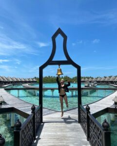 Taapsee Pannu Instagram - I wish I could caption it as, ringing in the new year
, but considering how 2020 turned out to be I would rather say ........
Ringing out the bad times! 
#Maldives #Holiday #TajExotica #TapcTravels