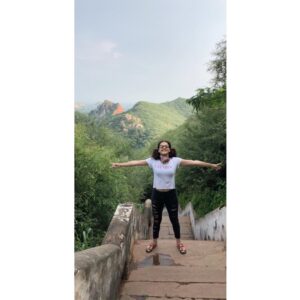 Taapsee Pannu Instagram - Coz all we actually need is some peace, smile and a deep fresh breath! 
#HeadUp #ClimbUp