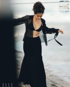 Taapsee Pannu Instagram - Walking a tricky path... Econyl bikini, @studioverandah. Silk georgette shirt, viscose crepe skirt, both @shahabdurazi. Silver and gold-plated necklace, @tanzire.co
Editor-in-chief: @supriya.dravid
Photographer: @thebadlydrawnboy / @feat.cast
Stylist: @rahulvijay1988
Writer: @rajeevmasand
Hair: @amitthakur_hair
Makeup: @akgunmanisali / @inega.in
Assisted By: @saaniya07 (STYLING),
@ananya_panigrahi (INTERN)
Hospitality Courtesy: @sofitelmauritiuslimperial Special thanks to Mauritius Tourism Promotion Authority @mtpaindia