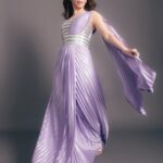 Tamannaah Instagram - Fly Away 💜 Outfit @amitaggarwalofficial Jewellery @mozaati Styled by @sukritigrover Makeup @divyachablani15 Hair @tinamukharjee Pictures @raj_nagada Managed by @pretty_lohia @masterchef_telugu_official #Vibehigh #glamandglow #shinebright #ootd