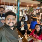 Ajaneesh Loknath Instagram – On the way to SIIMA with @bobby_c_r @pramodshettyk and @rakshitshetty 

#SIIMAAwards