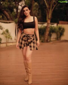 Ankitta Sharma Instagram - yours truly 🕺🏻 Styled by: @shrushti_216 Skirt: @a.la.modebyakanksha Boots: @mymyfootwear Shot by: @tanveershaikhfilms786