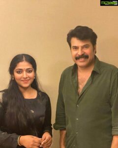 Anu Sithara Instagram - After a long time again with The True Elegance.
@mammootty Mammooka
