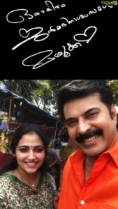 Anu Sithara Instagram - എൻ്റെ  സ്നേഹം നിറഞ്ഞ ജന്മദിനാശംസകൾ മമ്മൂക്ക ❤️😘😘😘😘😘😘😘 @mammootty