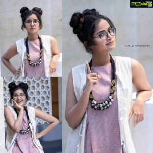 Anupama Parameswaran Instagram - During the promotions of #hgpk 👧🏻👧🏻👧🏻👧🏻👧🏻 Styling by @lavanyabathina Dress courtesy by @storeanonym Jewellery by @_missphia PC by @i_ak_photographer Makeup by @shelarpravin99 Hairstyle by @koli_sarika7313 🖤🖤🖤🖤🖤