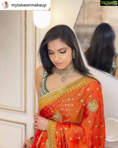 Ashwathy Warrier Instagram - Posted @withregram • @mytakeonmakeup Soft subtle Orange-Gold Eyes ✨🥰✨

#mytakeonmakeup #ukmodel #ukactor #ukmua #ukmakeupartist #londonmodel #londonmua #londonmakeupartist #surreymua #wokingmua #wokingmakeupartist #northlondonmakeupartist #sareedrape #chiffonsaree #bollywoodmakeup #chennaiwedding #londonwedding #ukindian #bridaljewellery #sangeetoutfit #mehendioutfit #chennaimua #chennaimakeupartist #chokernecklace #subtlemakeup #bridalmakeup #weddingphotography #weddingpotrait #orangesaree #sareeblouse
